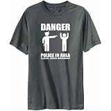 T-Shirt Mens Dark Silver 