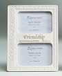 8.75" Inspirational Proverbs Friendship Double 3.5"x5" Photo Frame #47565