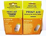 SET OF SIX CANON COMPATIBLE BCI-6 BLACK INKJET CARTRIDGES