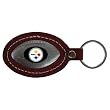 Pittsburgh Steelers Leather Football Key Tag - NFL Football - Fan Shop Sports Team Merchandise