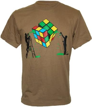 SODAtees RUBIK'S Magic CUBE Rubiks Fun Geek Men's T-SHIRT