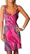 Alki'i Peacock Ringer Casual Evening Party Cocktail Sun Dress