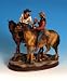WESTERN Wedding CAKE Topper COWBOY decor FIGURINE NU