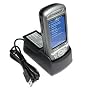 Cingular 8525 HTC Tytn Hermes USB Cradle Twin Desktop Charger w/ Extra Battery Slot
