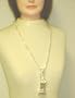 Imported Sterling Silver Long Chain Necklace with Statue of Liberty Pendant for Women and Teens