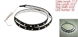 Amico 23.6" Adhesive White 30 SMD Flexible LED Strip Light Lamp for Car Auto