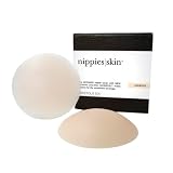 Nippies Skin - Reusable Natural Looking Ultra Thin Matte Silicone Nipple Cover Pasties - ADHESIVE - BEIGE