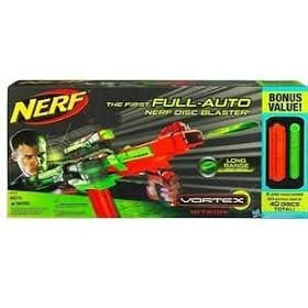 Nerf Vortex Nitron (Bonus Value Extra Discs): Toys &amp; Games