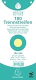 Produkt-Bild: Trennstreifen 105x240mm 205g gelb 100St
