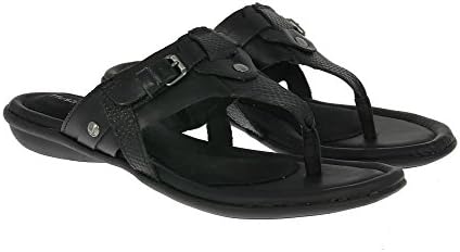 Hush Puppies Women's Sandals Oni Nishi Black Leather UK5 Black