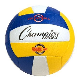Champion Sports Performance Series Multi-Color Pro Rubber Volleyball
