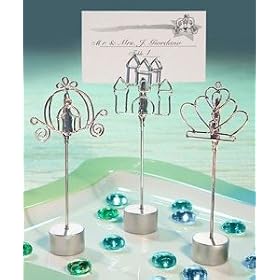 CINDERELLA PLACE CARD HOLDERS - CINDERELLA-THEMED PLACE CARD HOLDER FAVORS, SET OF 3, Quantity of 36 pc,