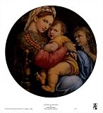Madonna of the Chair Art Poster Print by Raphael , 13x14