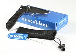 Benchmade Knife Sequel Mchenry & Williams Folding Knife ComboEdge Satin Blade - Benchmade Knife 707S