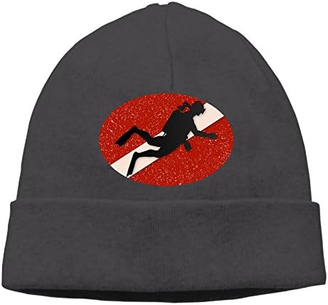 OVAL DIVE FLAG DIVER Winter Warm Cuff Beanie Hat