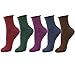 Women's Roll Top Ankle High Cotton Socks 5pair or 6pair