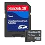 1 GB SanDisk MicroSD TransFlash Memory Card (Bulk)