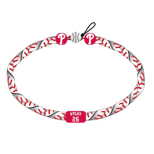 GameWear Classic Jersey Frozen Rope Baseball Necklace - Philadelphia Phillies Chase Utley