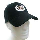 Cadillac Crest Logo Black Baseball Hat by GM
