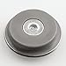 iDesign Forma Round Brushed Stainless Steel Magnets - 1