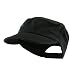 Enzyme Regular Solid Army Caps-Black