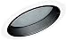 Juno 6 Sloped Down Light Trims 610B-WH Round 6 inch IC Rated 50w Halogen Outdoor Recessed Trim