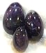 Texas Hidden Gems Set of 3 Natural Amethyst Eggs Kegel Exercise Weights
