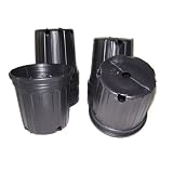 Buy 100 NEW Plastic Nursery 1 Gallon Trade POT ~ Holds 0.66 Gal by Nursery Supplies