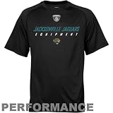 Reebok NFL Equipment Jacksonville Jaguars Black EquipSpeed Performance Crew Shirt