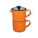 Cafe Style Coffee for One 14 Oz. - Orange