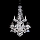 Schonbek Worldwide Lighting 3608-40H Sterling 15 Light Pendant in Silver