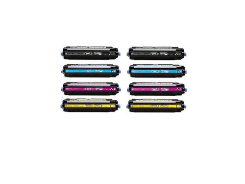 2 Set of HP 2700 New Compatible Toner cartridges For Use for HP Color LaserJet 2700 HP Color LaserJet 2700n HP Color LaserJet 3000 HP Color LaserJet 3000dn