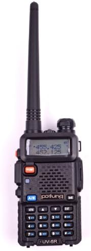 Pofung UV-5R Interphone 136-174/400-480 MHz Dual-Band DTMF CTCSS DCS FM Ham Two Way Radio Walkie Talkie