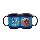 NBA New Orleans Hornets 2 Pack 11oz Black SportsBall Mug