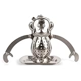 Kikkerland Monkey Tea Infuser and Drip Tray