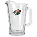 Minnesota Wild NHL 60oz Glass Pitcher - Primary Logo by Great American Products