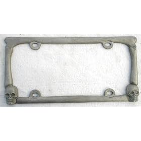 Buy Aluminum Skull License Plate Frame now!