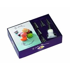 COFFRET L'ATELIER MACARONS : 1 POCHE � DOUILLES ET 6 EMBOUTS