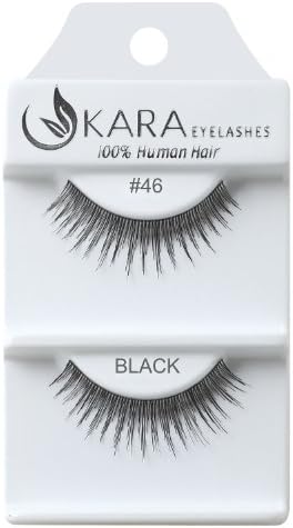 KARA 100% Natural Human Hair Hand Crafted Eyelashes Short, Medium and Long 1Pair