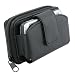Universal Wallet Leather Case w/ Credit Card Holder & Clip, Large