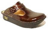 Alegria Clogs in Classic Chocolate Patent Leather ALG-111