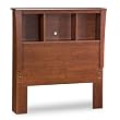 South Shore 3268096 Jumper Collection Bookcase Headboard, Classic Cherry