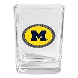 Michigan Wolverines Square Shot