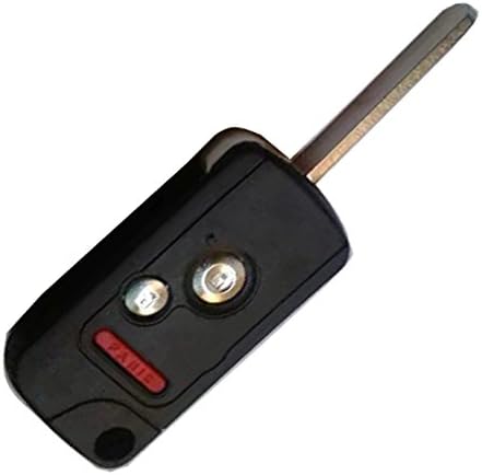 Keyless Entry Uncut Modify Switch 3 button Remote FOB Flip Folding Key Case Shell Fit 2005 - 2013 HONDA CR-V Pilot Odyssey LX