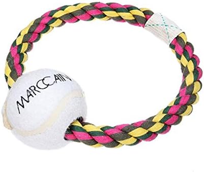 Cotton Rope with Figure O Style with Ball Chew Toy for Pets Dogs Cats