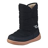 スノーブーツ 子供用 瞬足レモンパイ レインブーツ 女の子 長靴 雨靴 防寒ブーツ キッズ・靴（ブラック19cm）