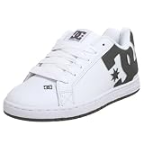 DC Men's Court Graffik Sneaker,White/Battleship/White,5 M