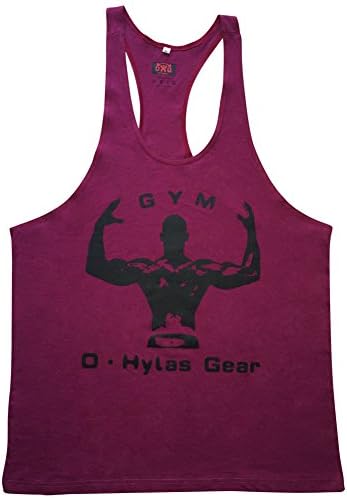 O Hylas 2015 Sport Tops Cotton Gym Vest Sleeveless Singlet Fitness Tank Top Men Bodybuilding Stringer