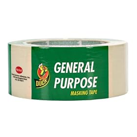 Duck MK-404P 1.88-Inch by 60-Yard General Purpose Masking Tape, Beige
