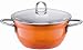 Silit 4-Quart Cook N Serve with Lid, Wild Orange